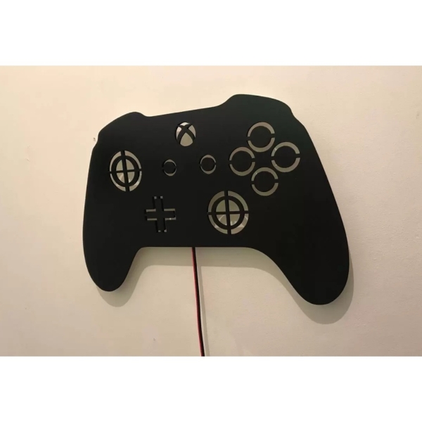 Xbox Controle em mdf luminoso com luz de led Decorativo Infantil - Imagem 2