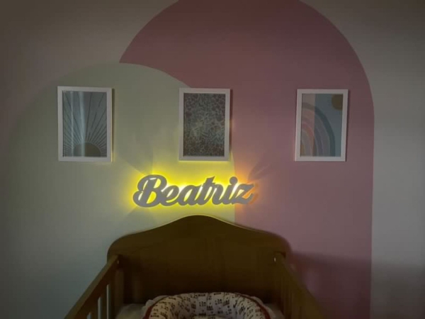 Nome Luminoso Led Sem Fio Decorativo - Imagem 6