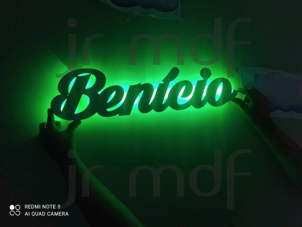 Nome Luminoso Led Sem Fio Decorativo - Imagem 9
