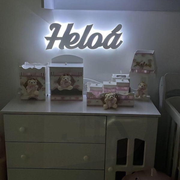 Nome Luminoso Led Sem Fio Decorativo - Imagem 10