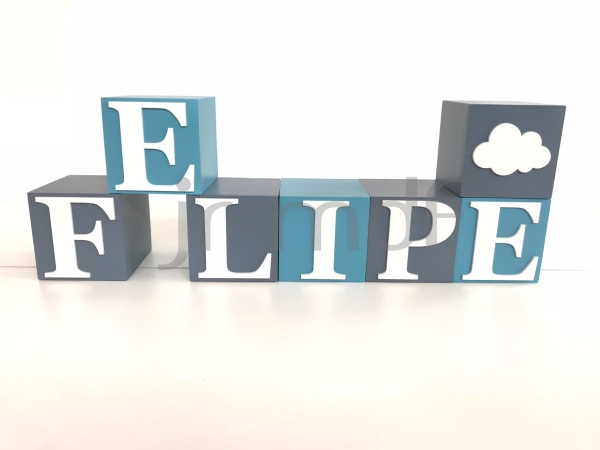 Cubos com Letras Decorativos - Imagem 2