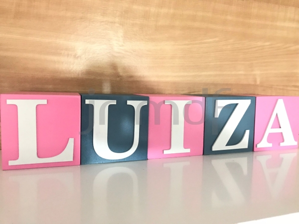 Cubos com Letras Decorativos - Imagem 6
