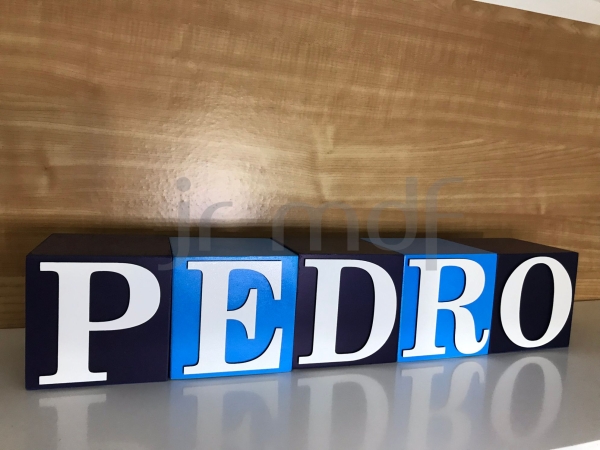 Cubos com Letras Decorativos - Imagem 7
