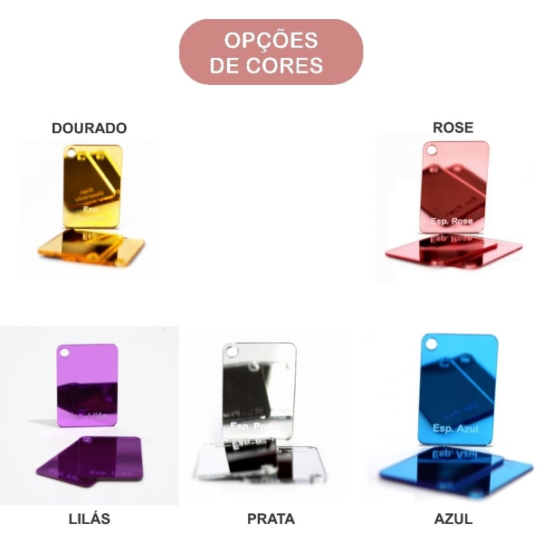 Mini Letras em Acrílico Espelhado para Decoração Nomes Letreiros Sinalização Rose Dourado Azul Prata Lilás - Imagem 3
