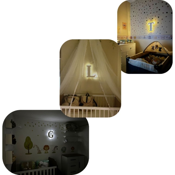 Letras Decorativas Personalizadas LED MDF - Imagem 6