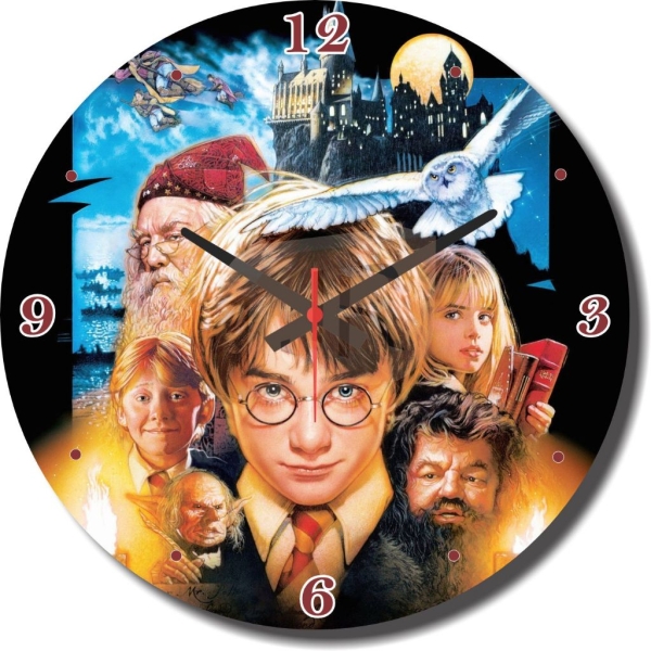 Relógio de Parede Harry Potter Vários Modelos PotterHead Decoração Presente