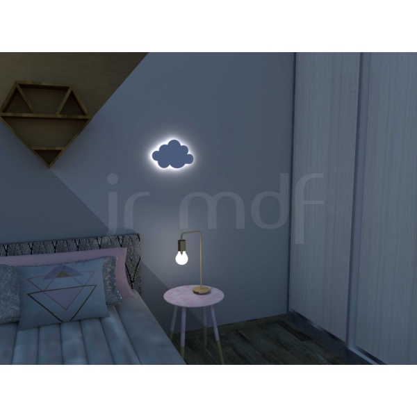 Nuvem Luminária Decorativa 30 cm - Imagem 2