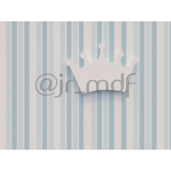 Coroa Luminosa Decorativa em MDF - Imagem 2