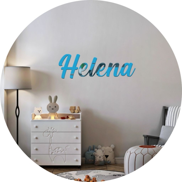 Nome Acrílico Espelhado Personalizado - Imagem 6