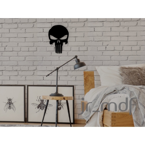 Luminoso Caveira O Justiceiro Sem Fio a Pilhas - Imagem 5