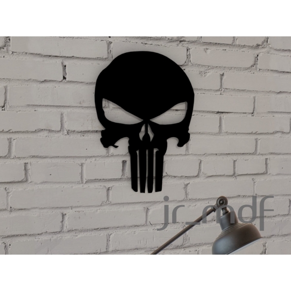 Luminoso Caveira O Justiceiro Sem Fio a Pilhas - Imagem 2