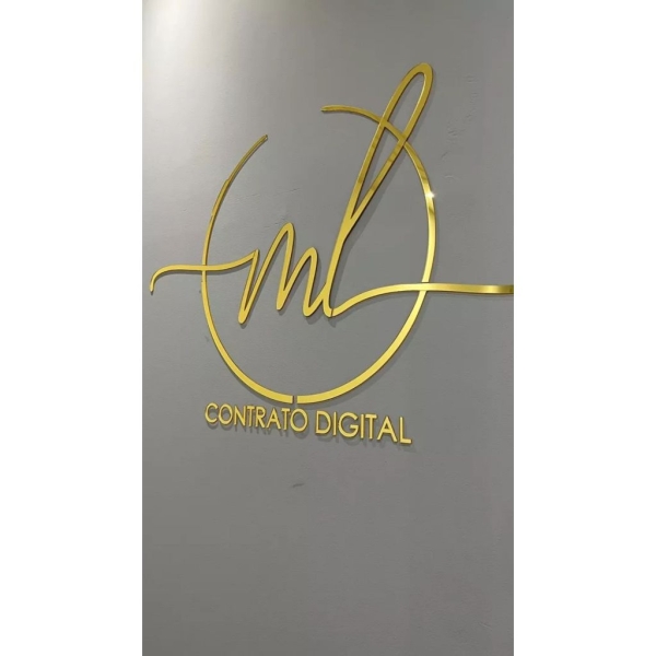 Logo em Acrílico Espelhado 2mm Várias Cores - Imagem 3
