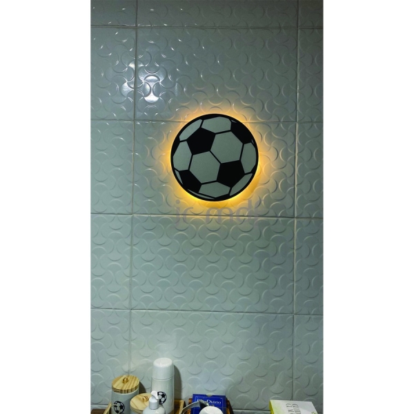 Luminoso de Parede Bola Futebol