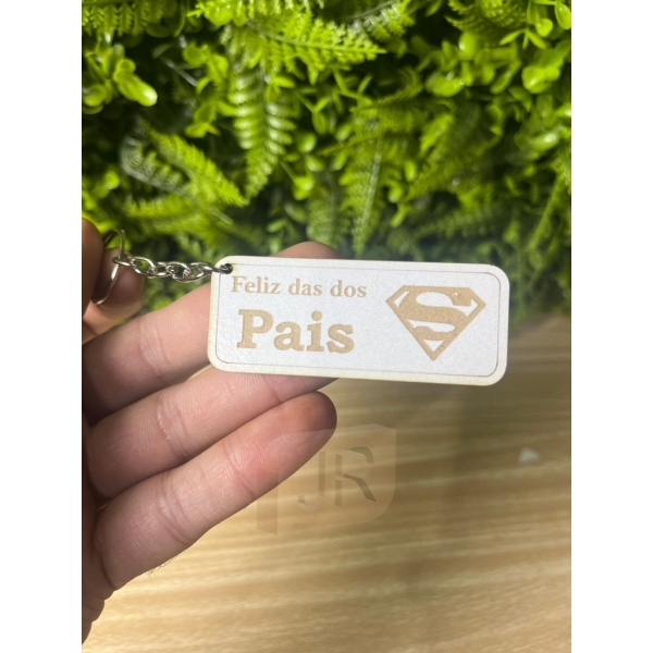 Kit 20 Chaveiros Presente Lembrança Dia dos Pais Superman - Imagem 2