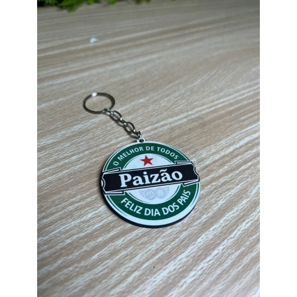 Kit 20 Chaveiros Paizão Presente Lembrança Dia dos Pais - Imagem 2
