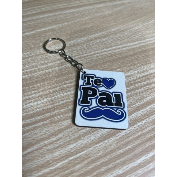 Kit 20 Chaveiros Te Amo Pai Presente Lembrança Dia dos Pais
