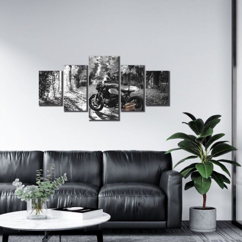 Quadros Decorativos Mosaico Motos Esportivas Sala Escritório
