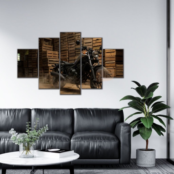 Quadros Decorativos Mosaico Motos Esportivas Sala Escritório Quarto Vários Modelos - Imagem 5