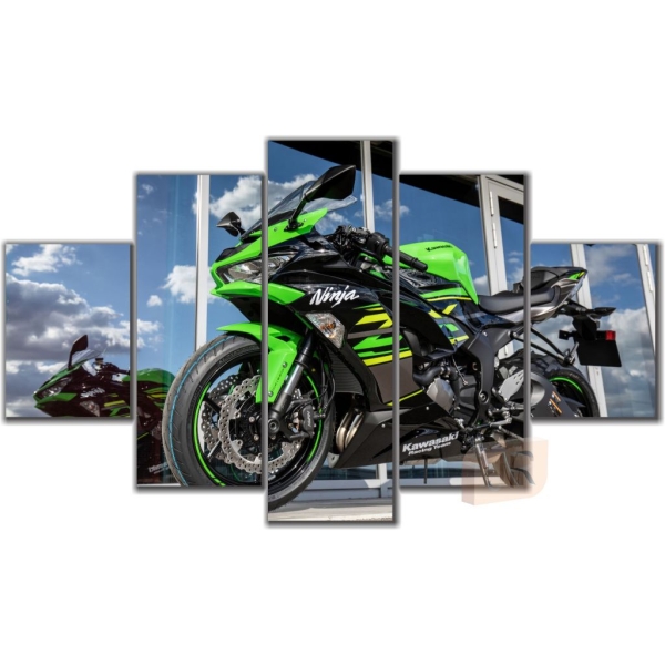 Quadros Decorativos Mosaico Motos Esportivas Sala Escritório Quarto Vários Modelos - Imagem 7