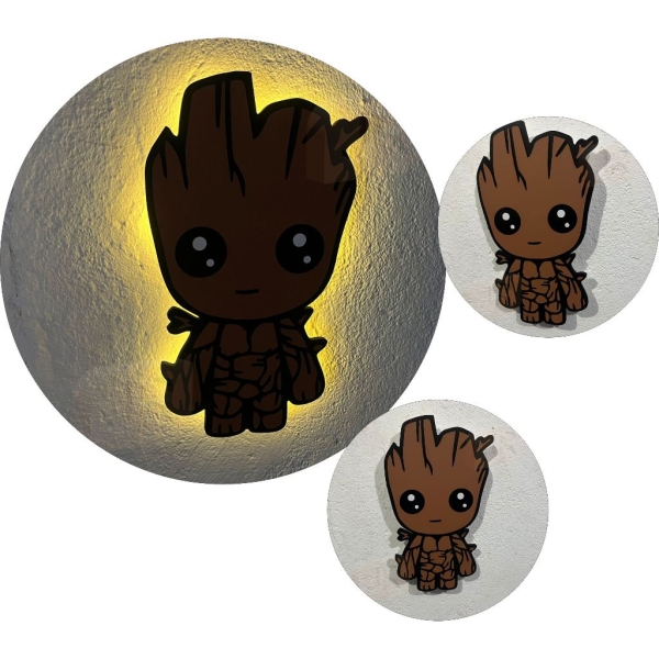 Groot Decorativo mdf De Parede Sem Fio