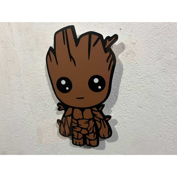 Groot Decorativo mdf De Parede Sem Fio - Imagem 2