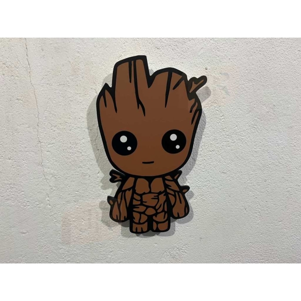 Groot Decorativo mdf De Parede Sem Fio - Imagem 4