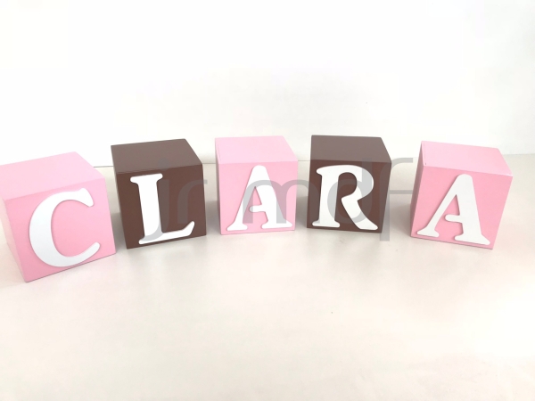 Cubos com Letras Decorativos - Imagem 4