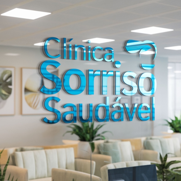 Logo em Acrílico Espelhado 2mm Várias Cores - Imagem 12