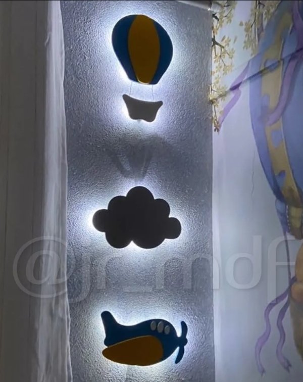 Balão Luminoso Decorativo Para Quarto Infantil - Imagem 3