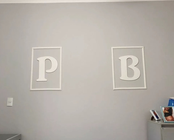 Letras Decorativas de Parede em MDF