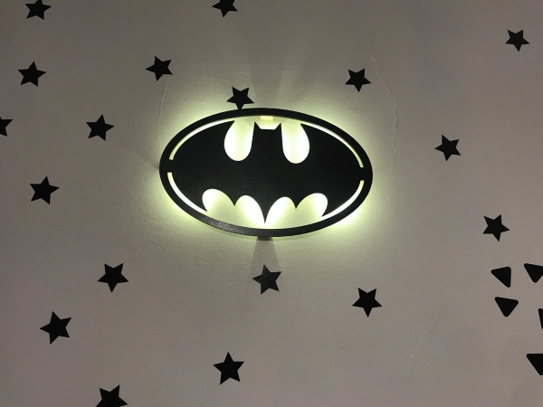 Luminária do Batman Sem fio LED - Imagem 4