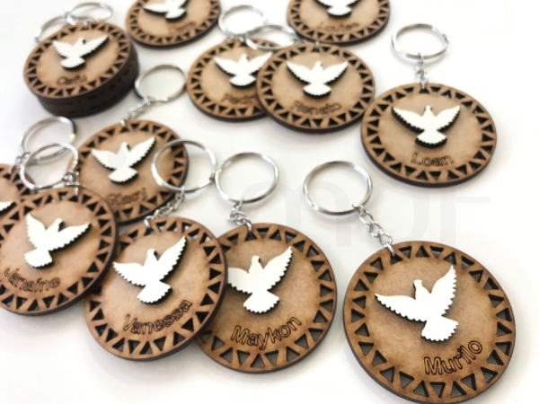 Chaveiros Personalizados Espirito Santo MDF