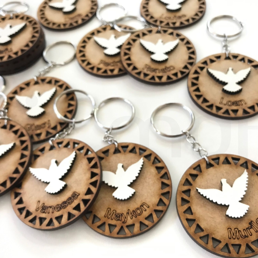Chaveiros Personalizados Espirito Santo MDF