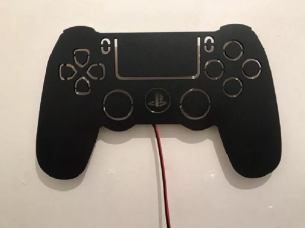 Luminoso Decorativo de Parede Controle PS4 Game - Imagem 4