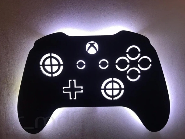 Luminoso Decorativo de Parede Controle Xbox Gamer - Imagem 2