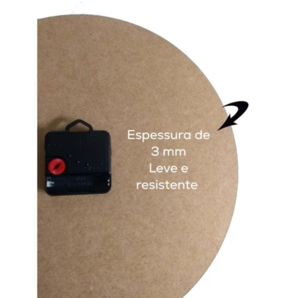 Relógio de Parede Decorativo Só Bebo Depois Das 6 - Imagem 6