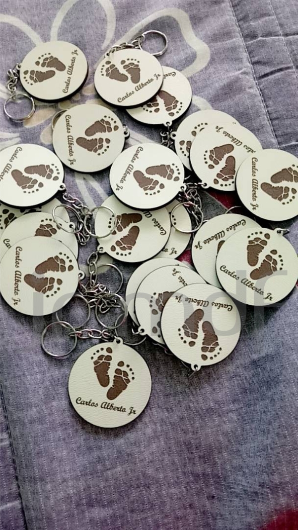 Chaveiros Pezinho com Nome Personalizado - Imagem 5
