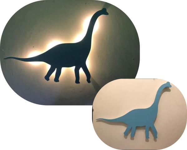 Luminárias Dinossauro Infantil Decorativas Quarto de Bebê - Imagem 4