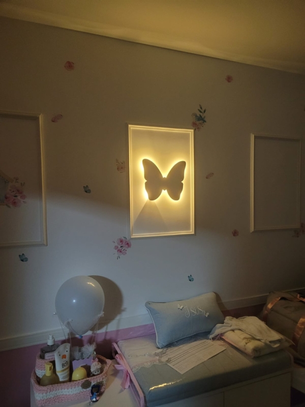 Borboleta Luminosa Decorativa Sem Fio - Imagem 5